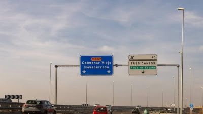 Las obras del tercer carril de la M-607 avanzan