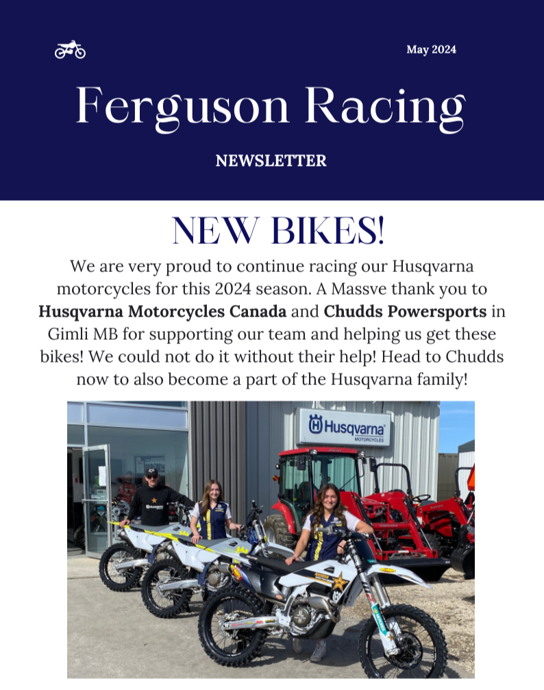 Ferguson Racing Newsletter For May 2024