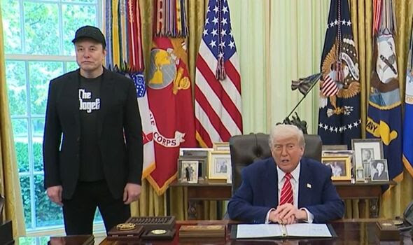 Elon Musk and Trump.