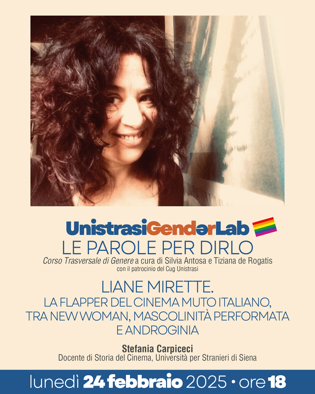 24/2/2025 - UnistrasiGenderLab, appuntamento con Stefania Carpiceci