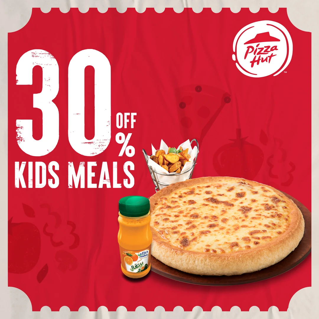30% Off on Kids meals