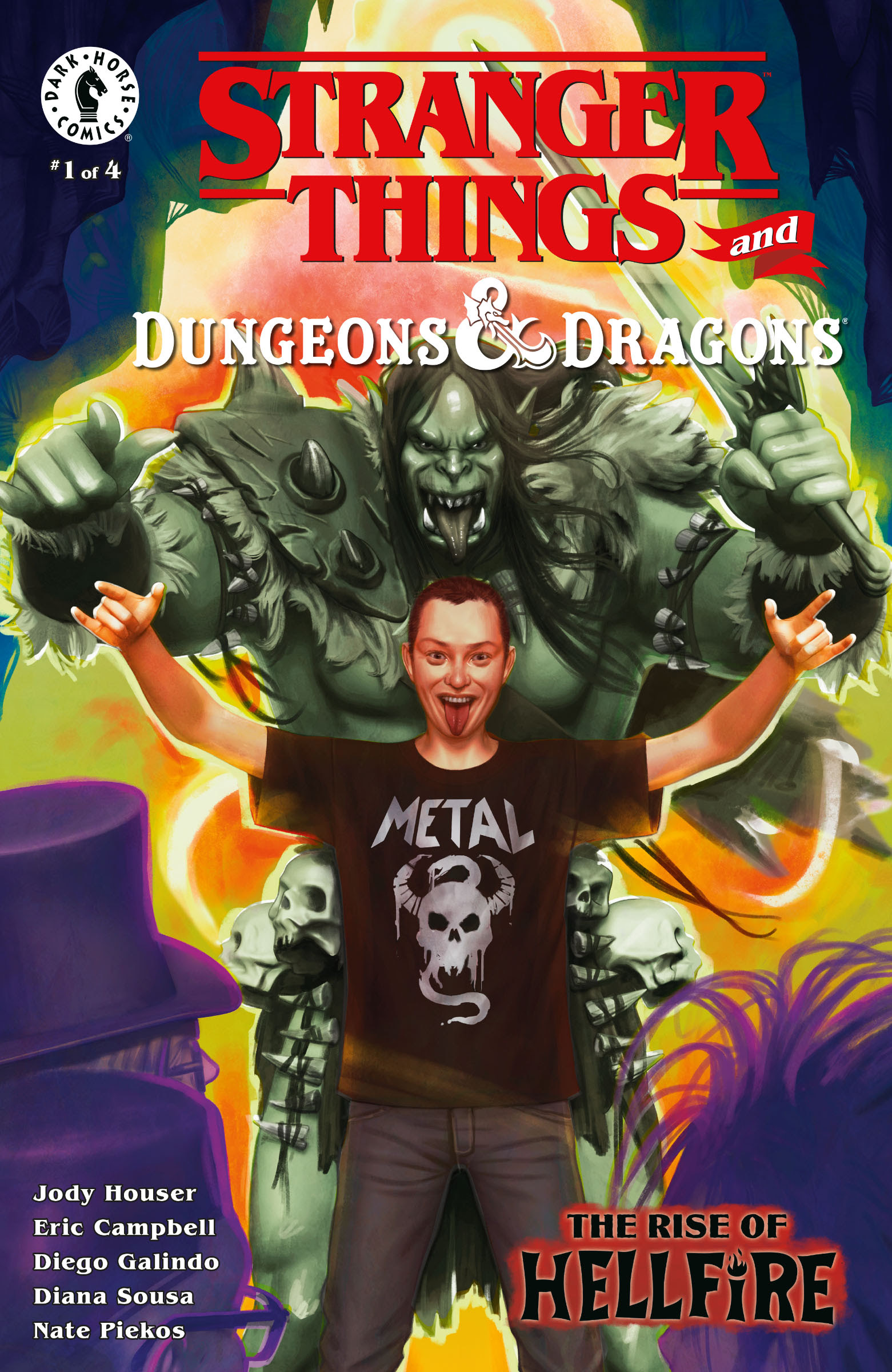 Stranger Things and Dungeons & Dragons: The Rise of Hellfire #1