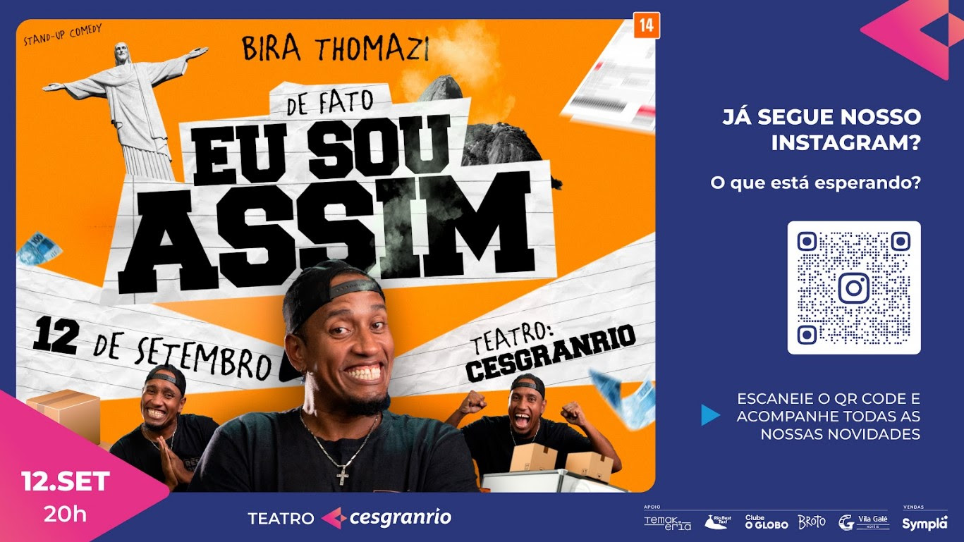 Programação de setembro no Teatro Cesgranrio