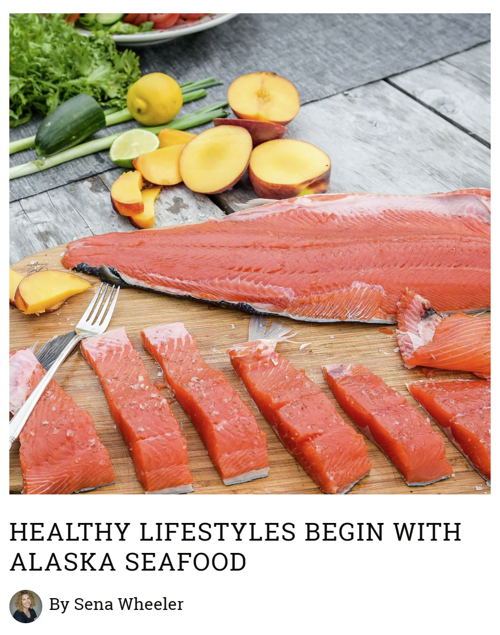 Healthy Lifestyles begin with Alaska Seafood