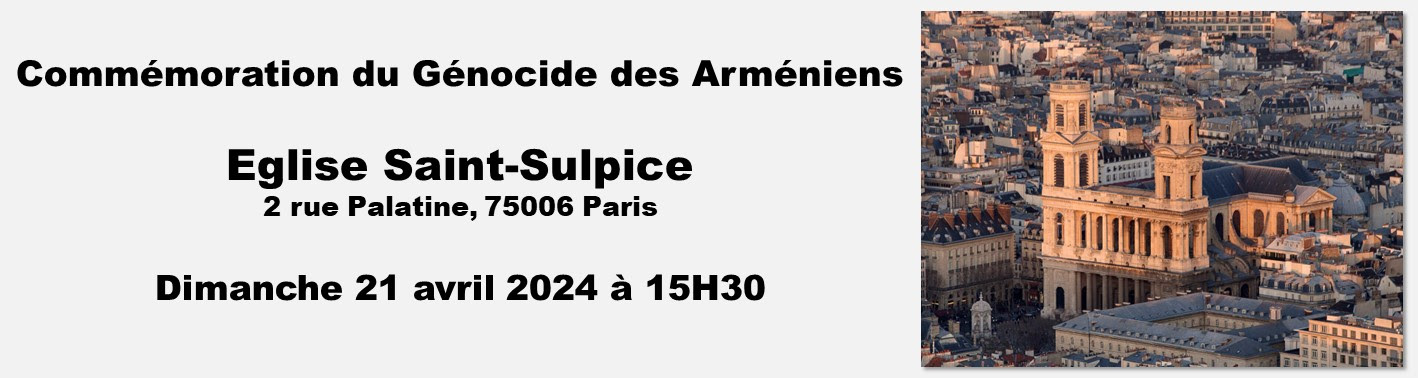 Commémoration du Génocide des Arméniens