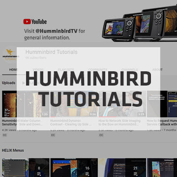 Humminbird Tutorials on Youtube