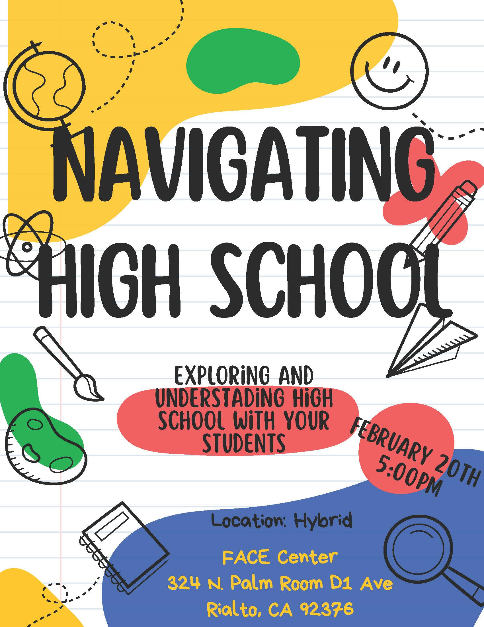 Navigating High School Flyer