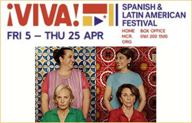 Cartel del «¡Viva! Festival de Cine Español y Latinoamericano».