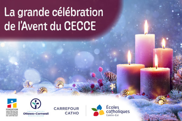 Visuel de la grande célébration de l'Avent du CECCE