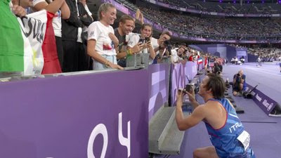 Para athlétisme : une nouvelle demande en mariage au stade de France