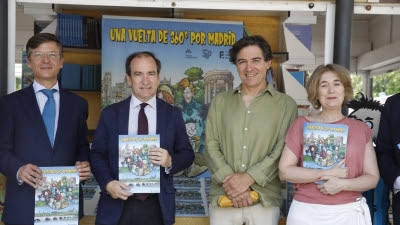 Un cómic dedicado a los parques y enclaves turísticos de la capital llegará a los colegios con más de 60.000 copias