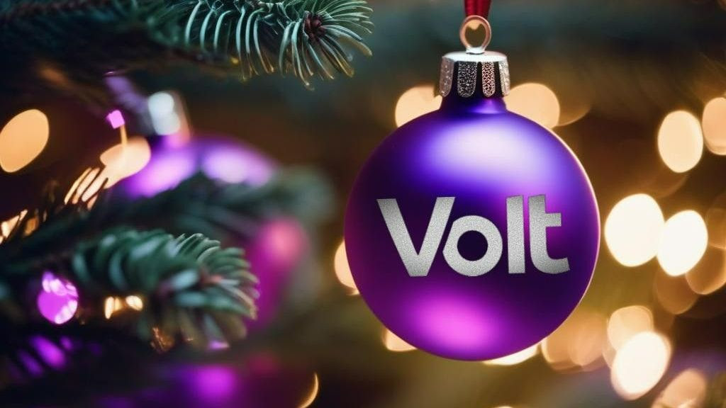 Volt Christmas ball (AI image)