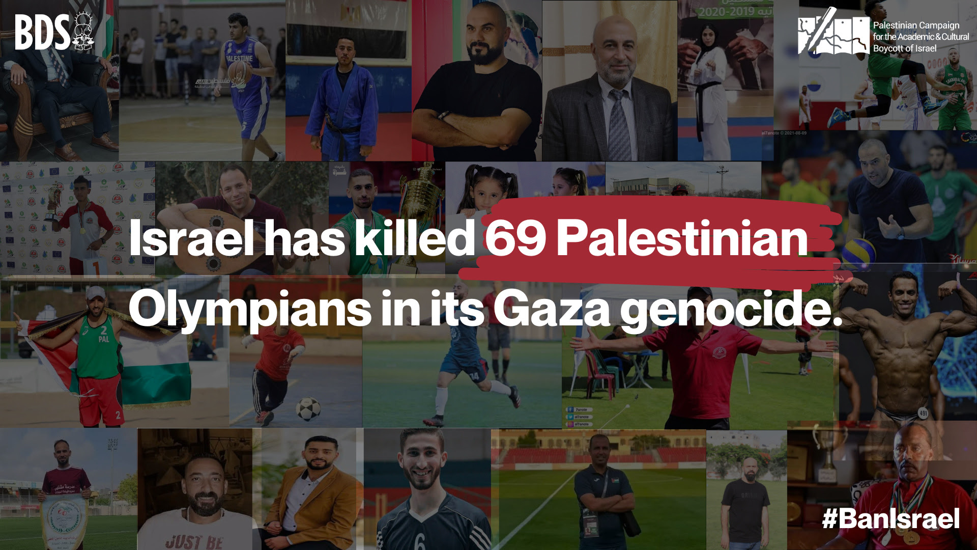Tell the Olympics: Ban genocidal apartheid Israel