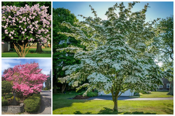Small trees for residential gardens