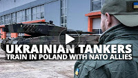 Ukrainian tankers train in Poland with NATO Allies