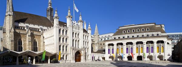 Photo of Guildhall Yard and Guildhall Art Gallery