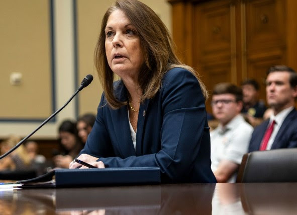 Kimberly Cheatle during her testimony before Congress on Trump assassination attempt