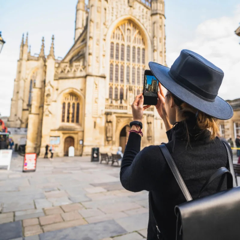 Woman in Bath, UK