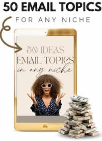 50 Email Topics for Any Niche
