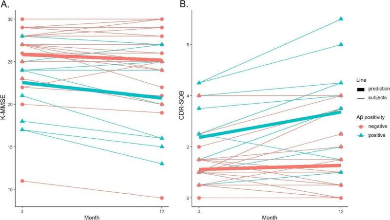 Amyloid-β (Aβ) protein, which causes Alzheimer's disease, also affects cognitive decline after small-sized cerebral infarction.