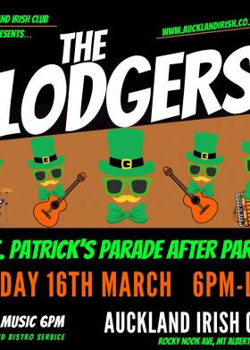 St Patrick's Parade After Party With The Lodgers