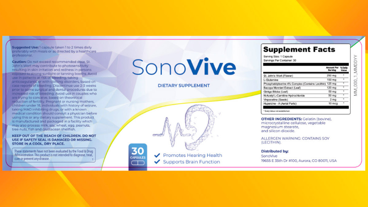 SonoVive Reviews (Genuine Customer Reports) Should You Try This Hearing Support Formula? (Expert Review)