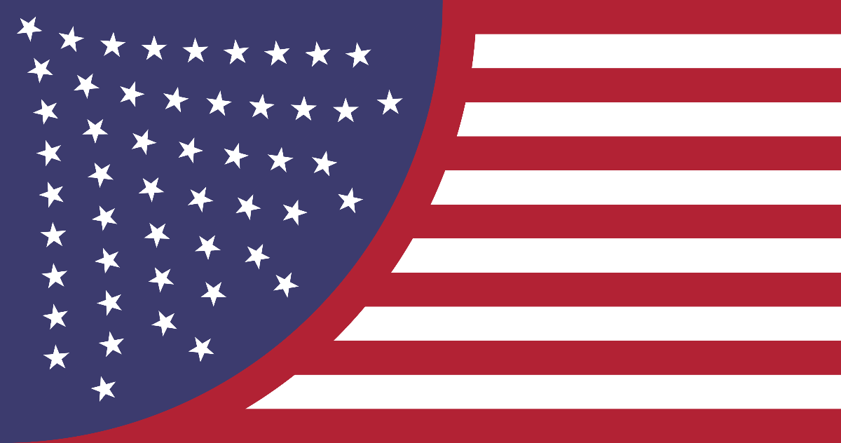 A new redsigned USA flag.