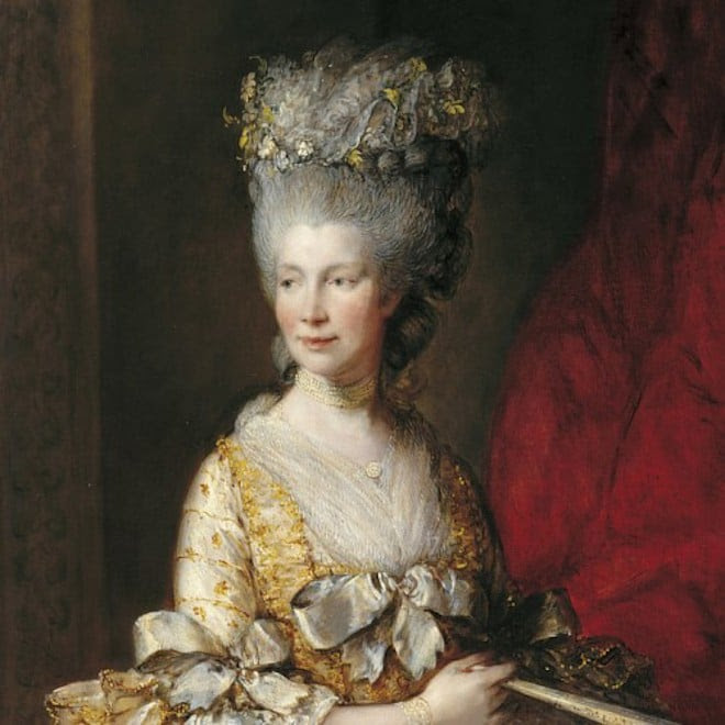 Portrait of Queen Charlotte by Thomas Gainsborough