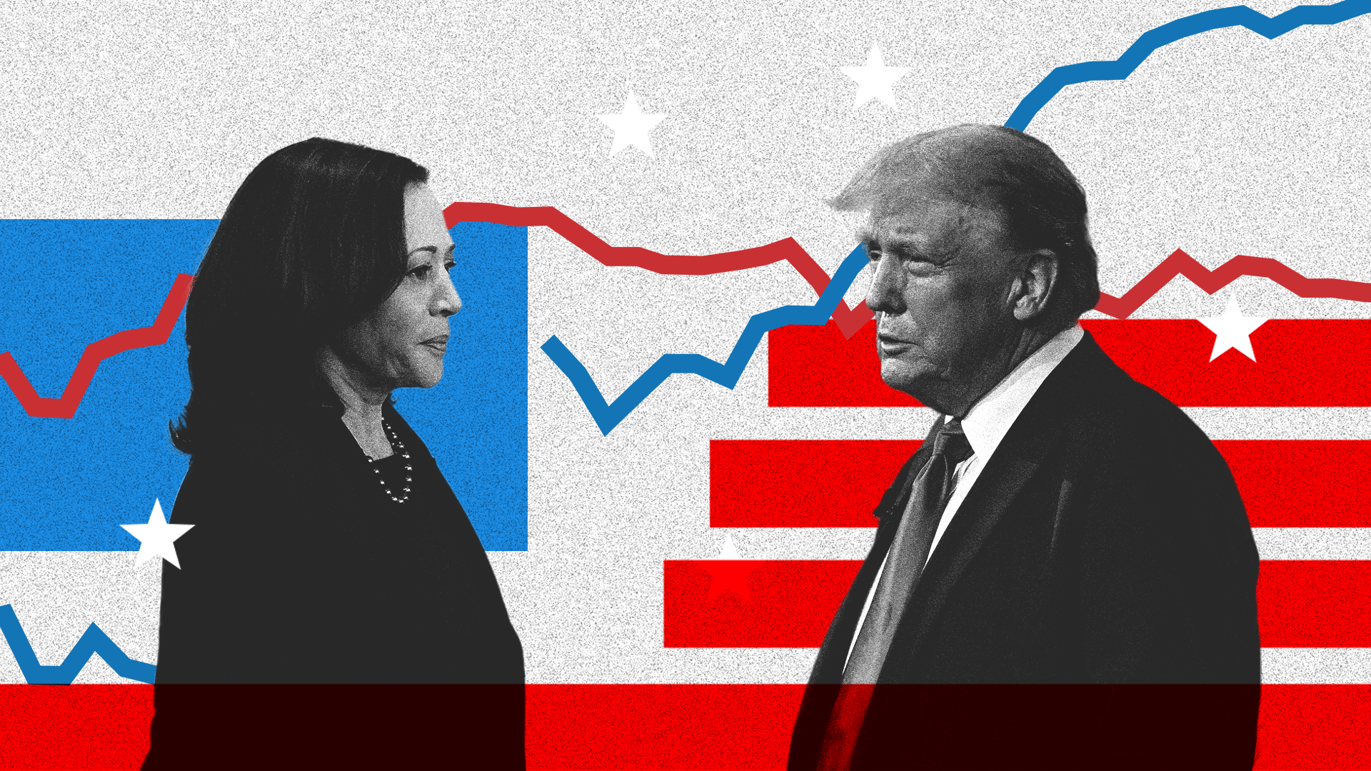 Présidentielle américaine 2024 : qui de Kamala Harris ou de Donald Trump est en tête des sondages ?