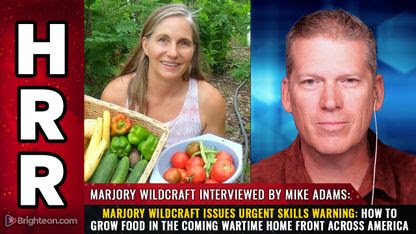 Marjory Wildcraft issues urgent skills warning: How to GROW FOOD in the coming WARTIME HOME FRONT across America