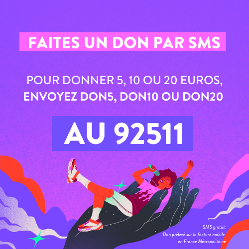 Faites un don par SMS au 92511 !