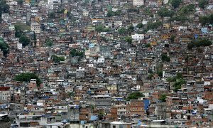 Favela en Rio de Janeiro, Brasil