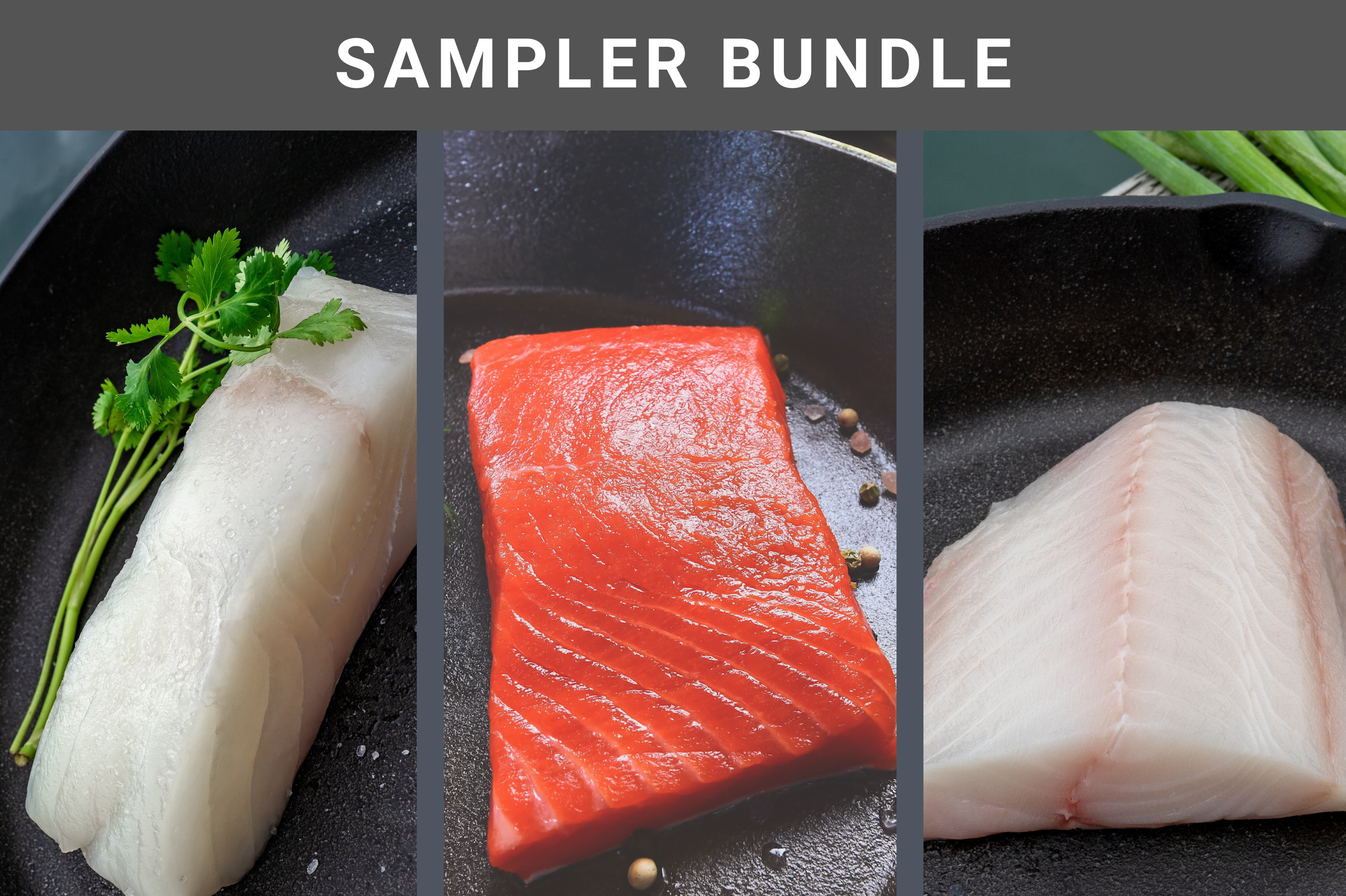 Image of Sampler Bundle (Halibut/Sablefish/Salmon)