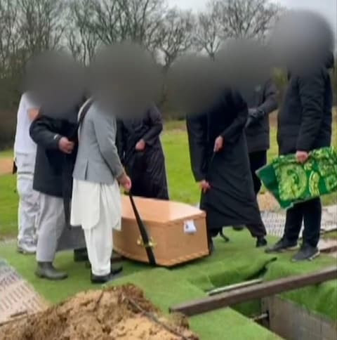 Ezedi was given a Muslim burial at a cemetery in east London