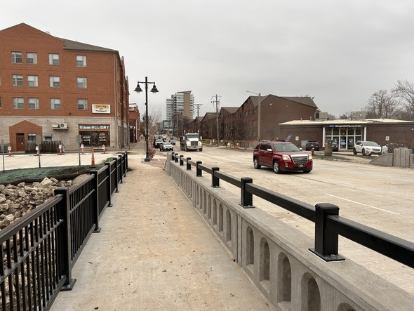 Gilbert Street Bridge is shown reopened to traffic Dec. 30, 2024. 