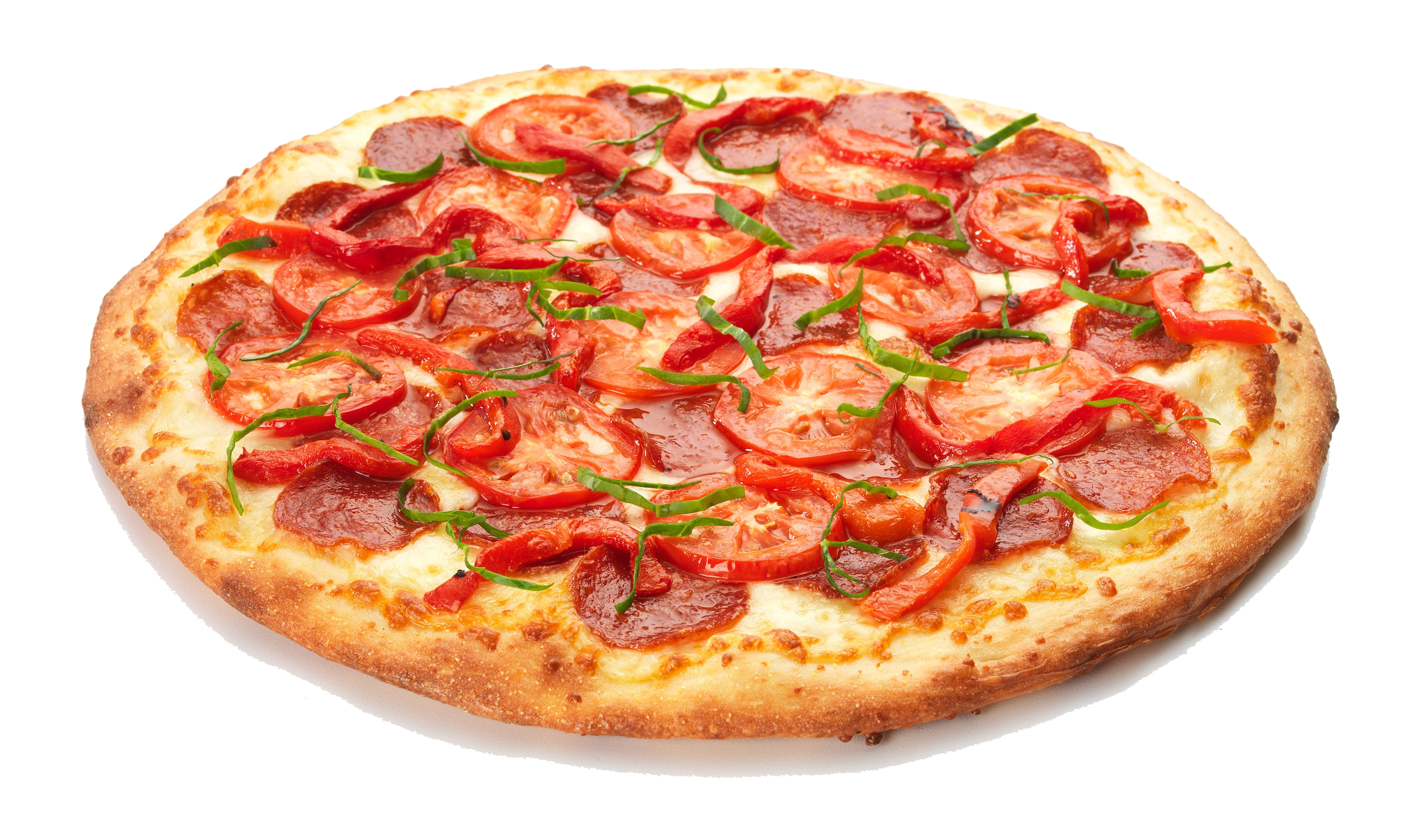 Pizza PNG transparent image download, size: 2322x1382px