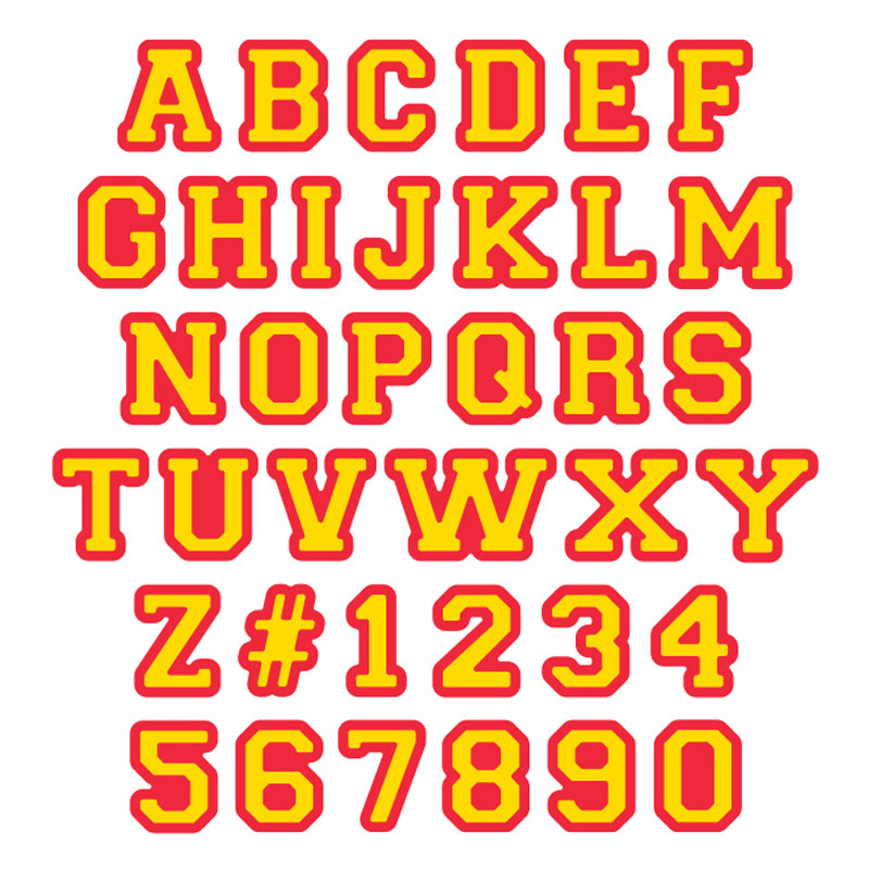 Image of Varsity Alphabet Die Set