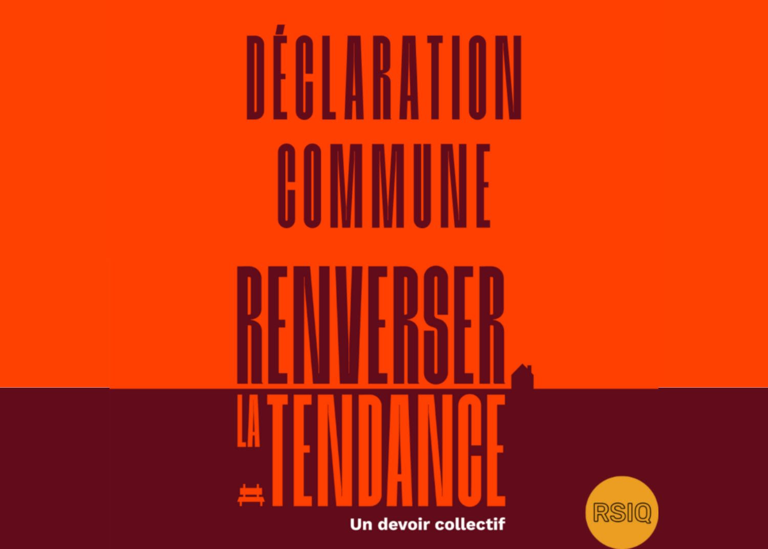 Renverser la tendance - Déclaration commune