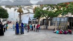 Un'immagine della parrocchia di Gaza
