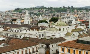 Centro histórico de Quito, capital de Ecuador