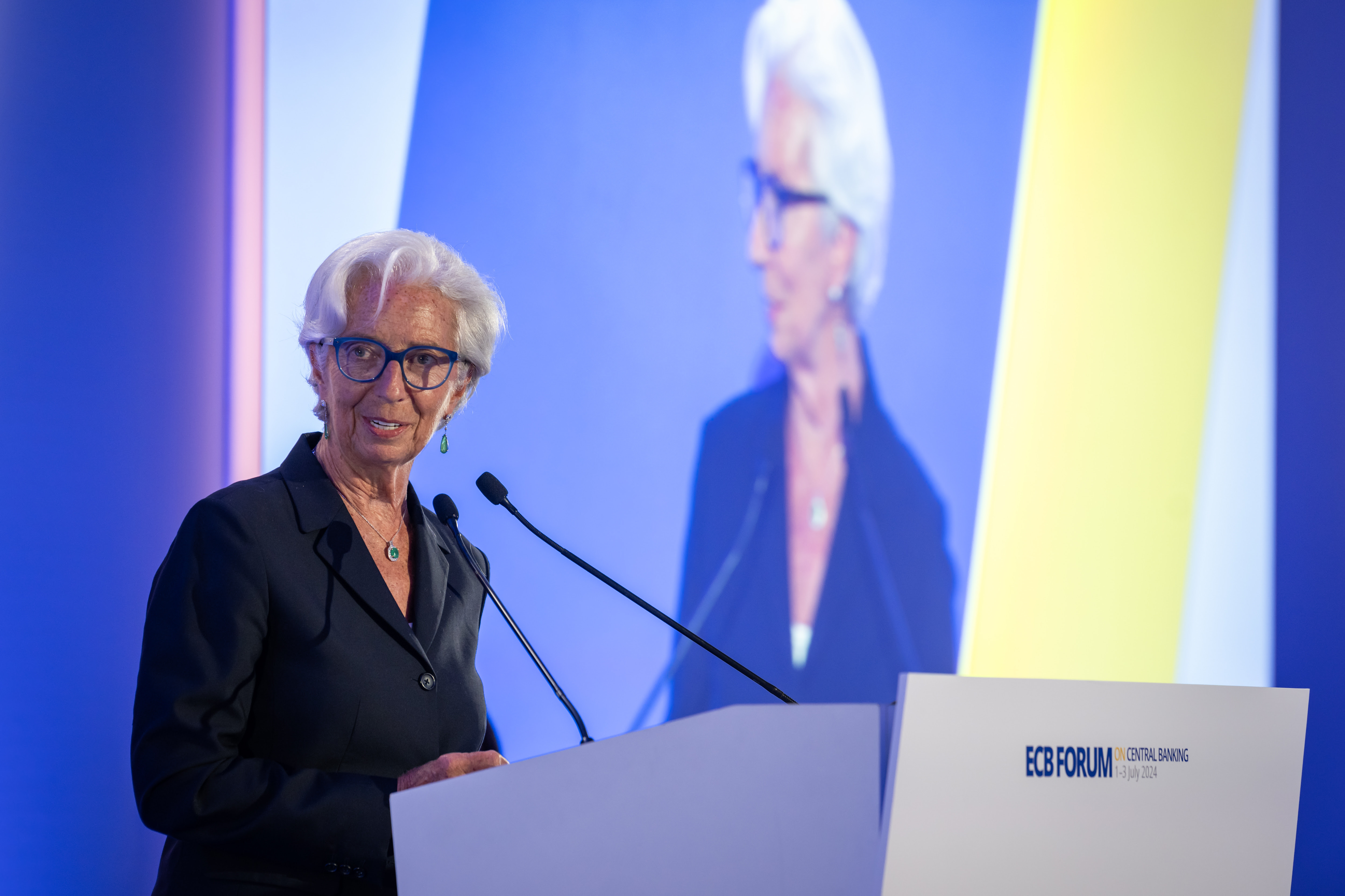 Christine Lagarde, presidenta del BCE