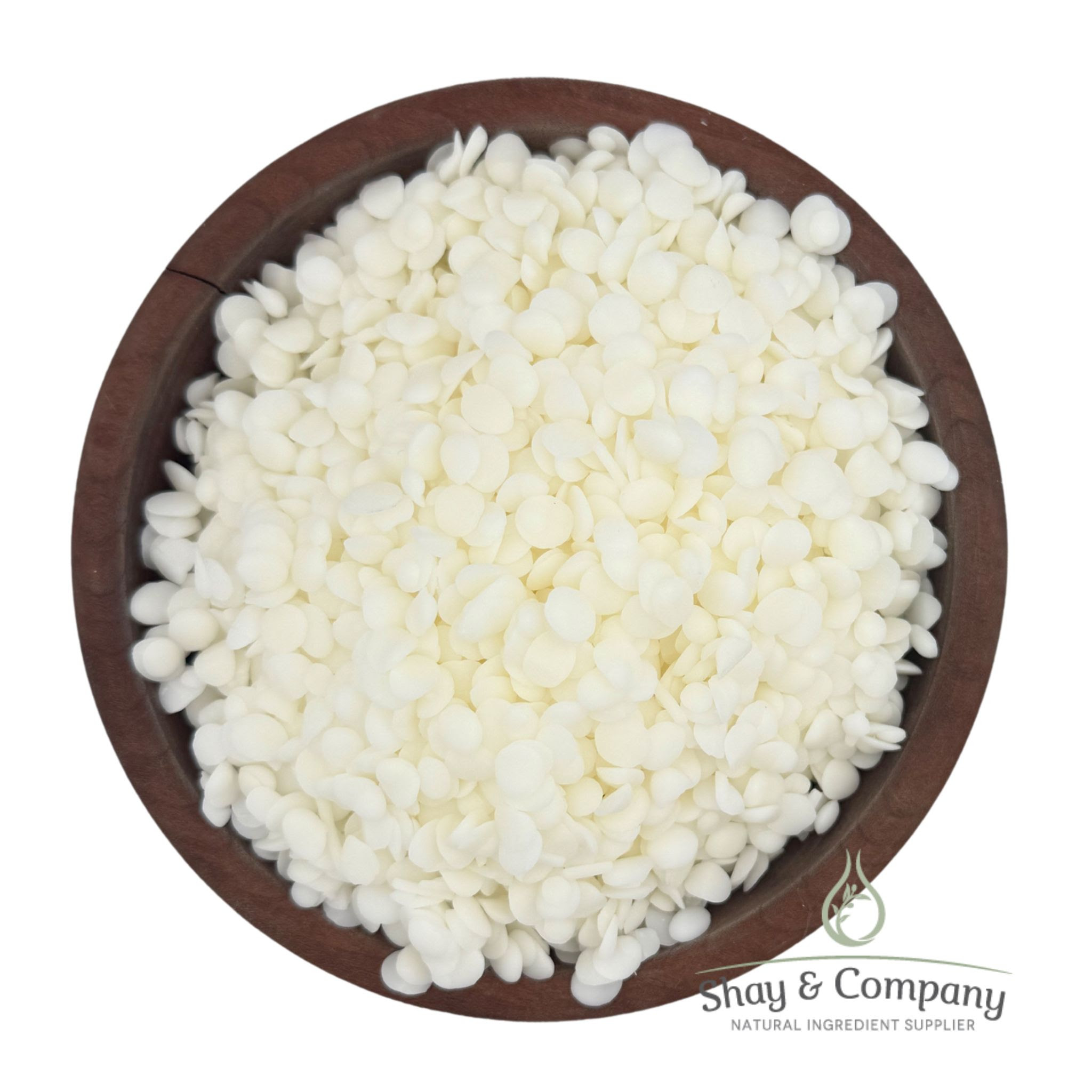 white coconut soy candle wax beads