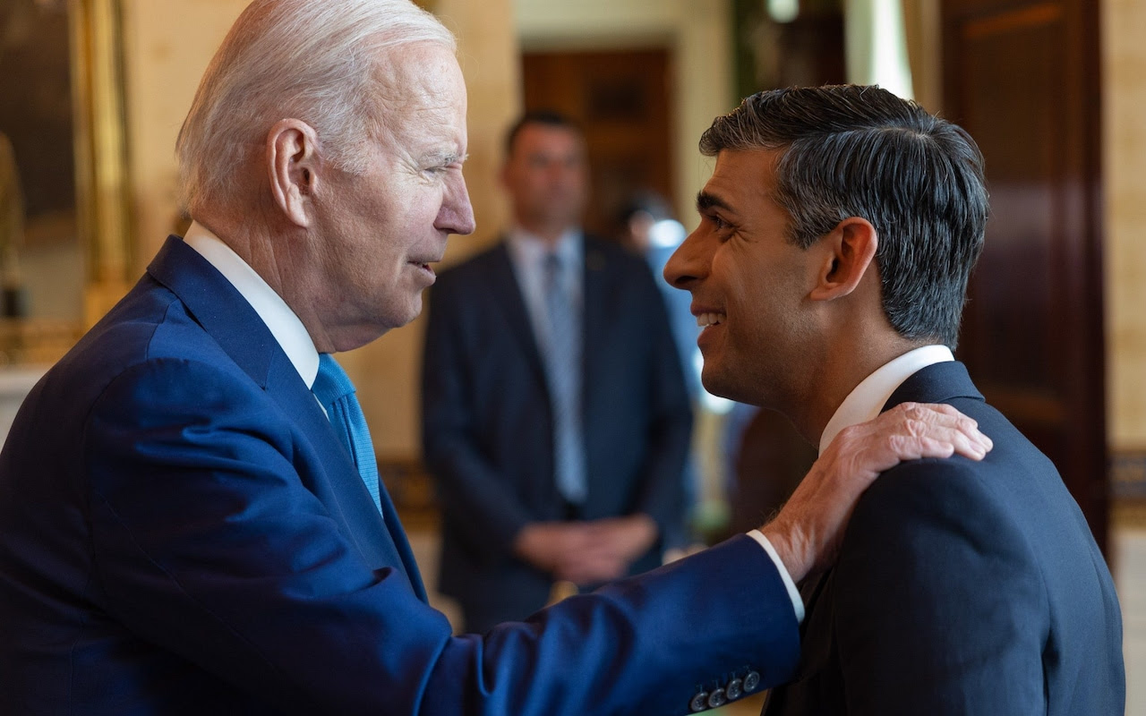 Rishi Sunak meets Joe Biden