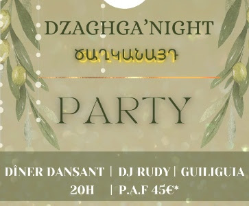 Soirée Arménienne Dzaghga'night