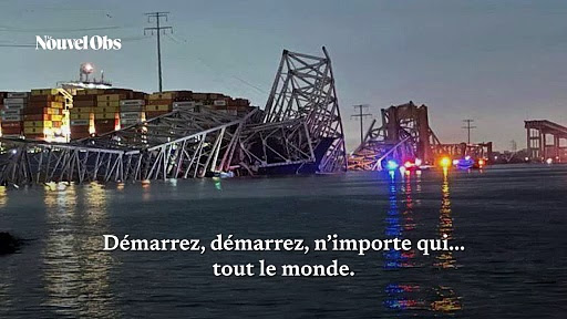 Pont effondré à Baltimore : les échanges radio des premiers secours, seconde par seconde