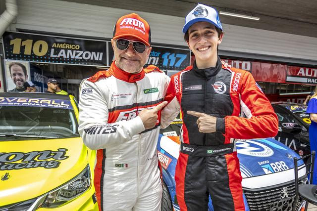 Victor e André correram juntos na segunda prova da Copa Endurance da TN (Ricardo Saibro)