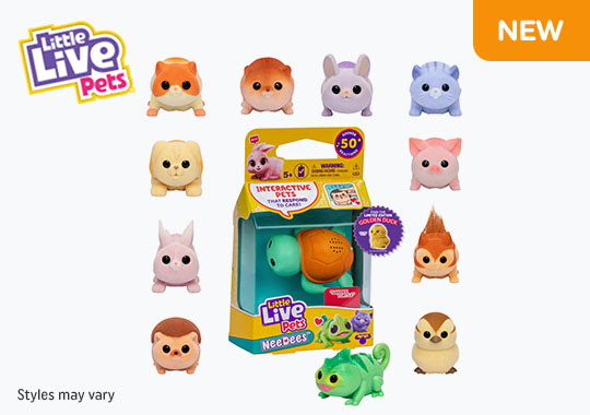 Little Live Pets NeeDee Interactive Toy Assortment