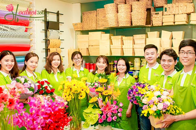 Đội ngũ nhân viên tại Hoa tươi 360