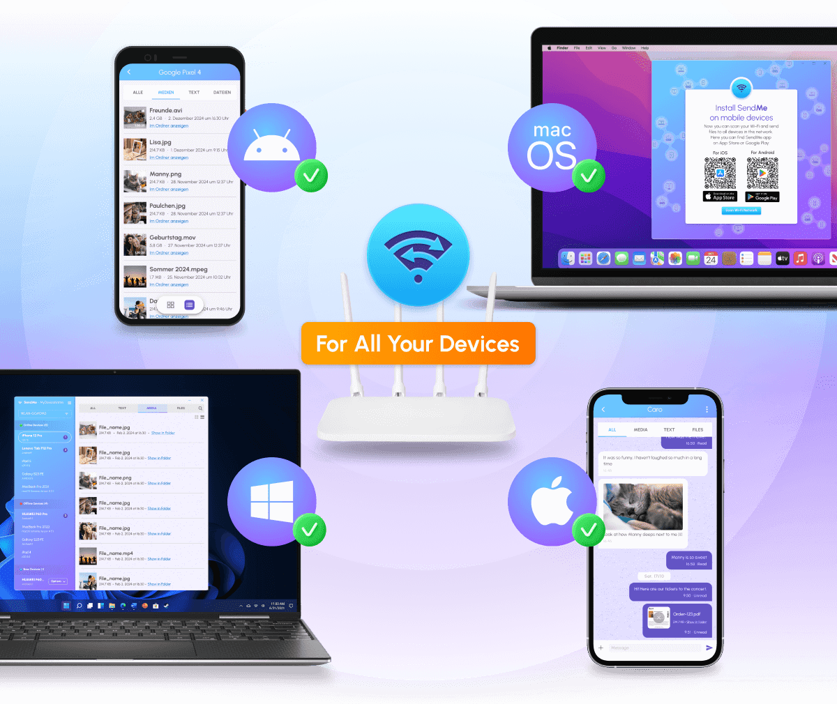 SendMe All-in-one File Transfer