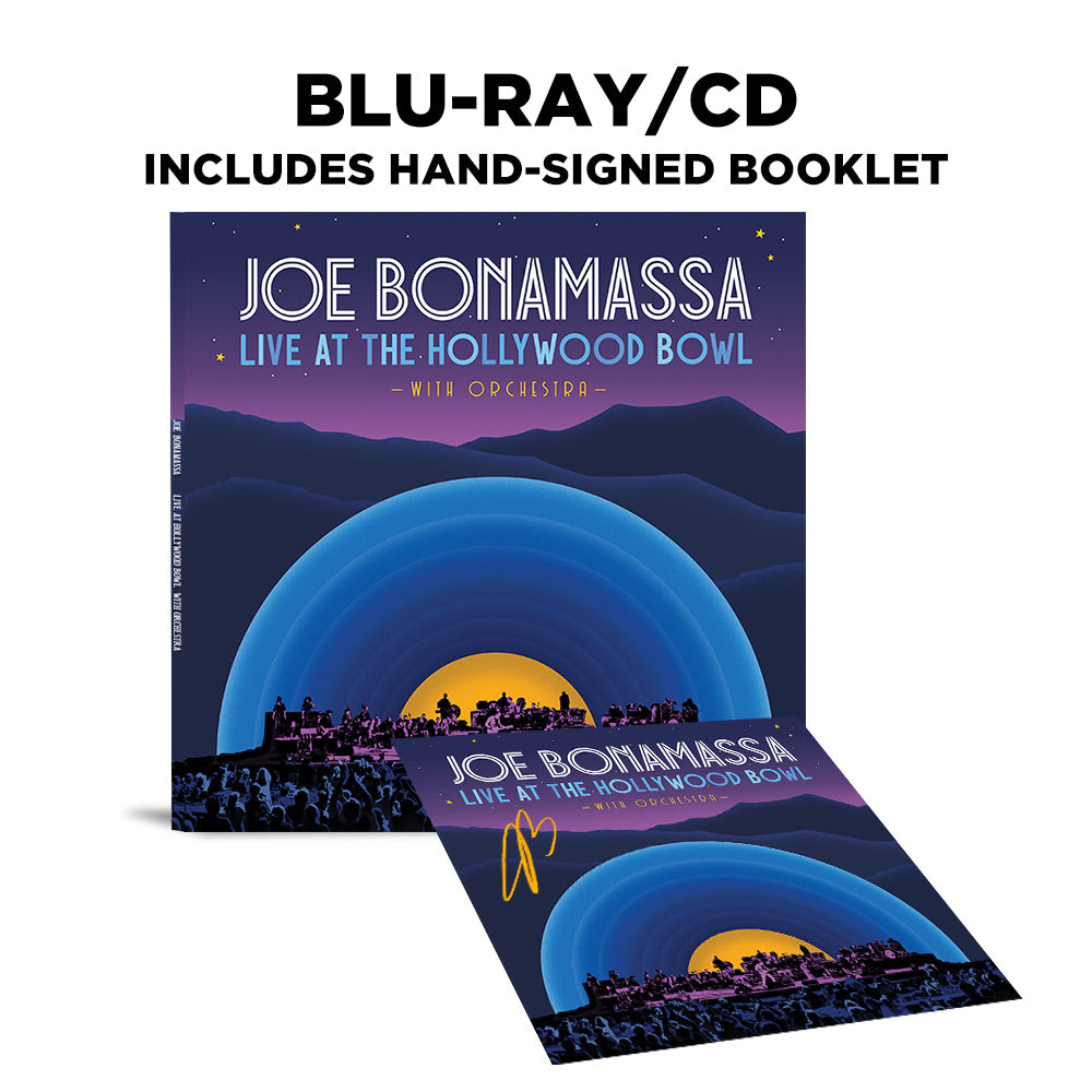 Image of Joe Bonamassa: Live at the Hollywood Bowl with Orchestra (Blu-ray/CD) (Released: 2024) - Hand-Signed Booklet